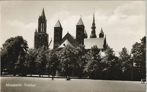Postkaart Maastricht Mestreech Partie am Vrijthof 1940