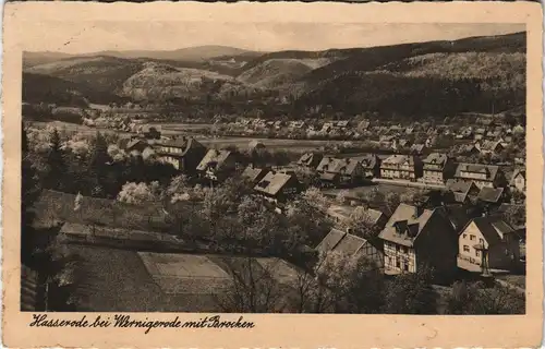 Ansichtskarte Hasserode-Wernigerode Panorama-Ansicht 1930