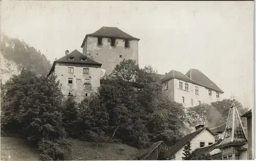 Ansichtskarte Feldkirch Schattenburg - Privatfoto 1928