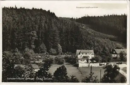 Zwiesel-Bad Gottleuba-Berggießhübel Fremdenhof Waldfriedenbaude 1938