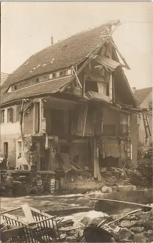 Bad Gottleuba-Bad Gottleuba-Berggießhübel Unwetter 8. Juli 1927 Zerstörung 1927