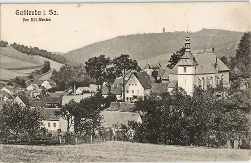 Bad Gottleuba-Bad Gottleuba-Berggießhübel Stadt von Süd-Westen 1913