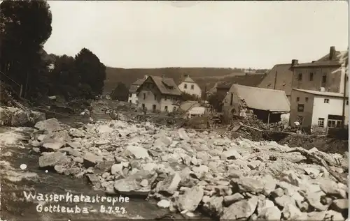 Bad Gottleuba-Berggießhübel Unwetter 8. Juli Wasserkatastrophe 1927