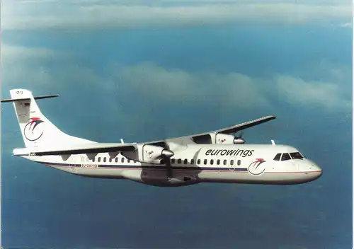 Ansichtskarte  ATR 72-210 Eurowings Flugzeug 1994