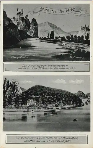 Bad Münster am Stein-Ebernburg Ebernburg Huttental Einst und Jetzt 1935