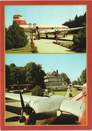Langenbernsdorf Schauflugzeug IL-14,  Konsum-Gaststätte "Waldperle" 1986/1988