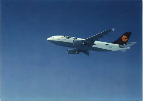 Ansichtskarte  Lufthansa Airbus A310-300 Fotokarte Flugwesen 2000