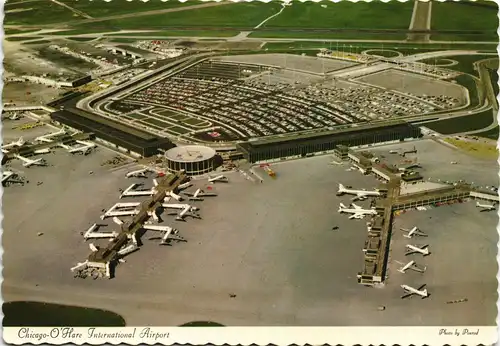 Chicago "The Windy City" O’Hare International Airport Luftbild 1962