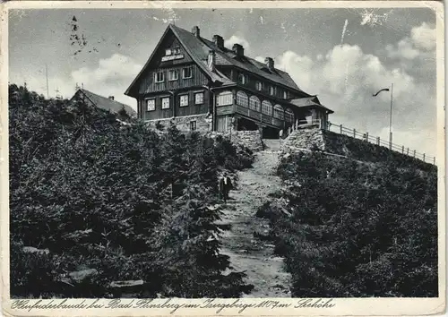 Bad Flinsberg Świeradów-Zdrój Heufuderbaude/Schronisko Na Stogu Izerskim 1939