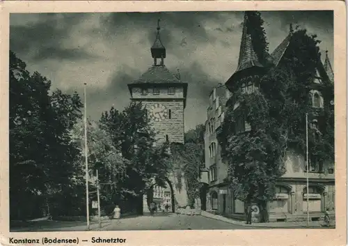 Ansichtskarte Konstanz Schnetztor 1932