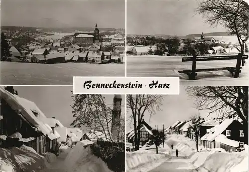 Ansichtskarte Benneckenstein DDR Mehrbild-AK Harz & Ortsansichten 1983