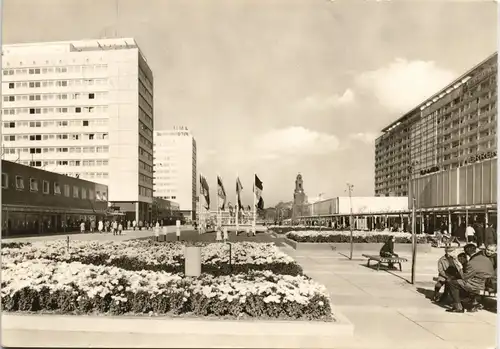 Ansichtskarte Seevorstadt-Dresden Prager Straße DDR Ansicht AK 1970