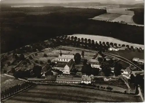 Altenstadt Kloster Engelthal vom Flugzeug aus Luftbaufnahme 1966