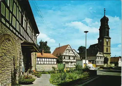 Ansichtskarte Rodenbach Partie am Alten Rathaus 2010/1980