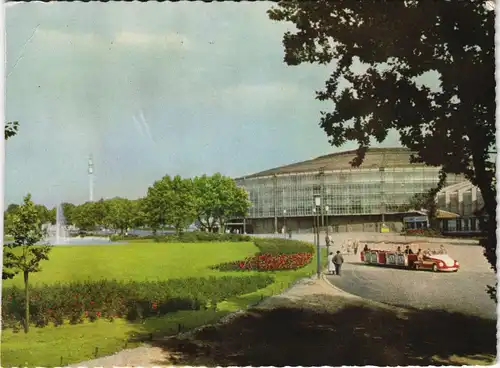 Ansichtskarte Dortmund Westfalenhalle und Fernsehturm 1961