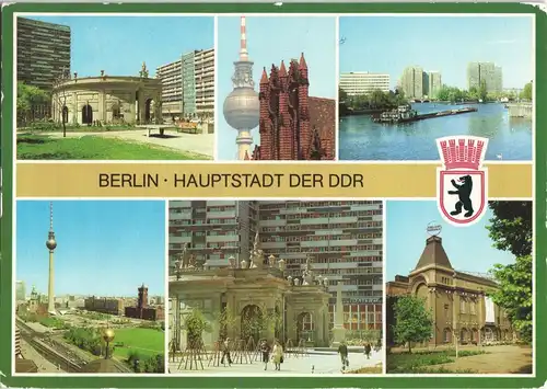 Berlin Spittelkolonnaden Gotische Fassade  Märkischen Museum Fischerinsel  1982