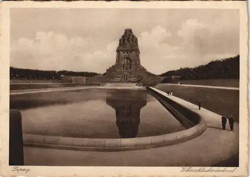 Ansichtskarte Leipzig Völkerschlachtdenkmal Gesamtansicht 1930