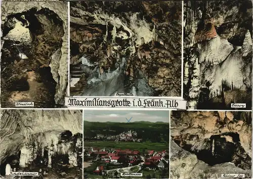Krottensee-Neuhaus an der Pegnitz Maximiliansgrotte - MB - color Foto 1959