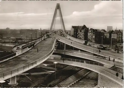 Ansichtskarte Köln Severinsbrücke, Abrisshäuser 1960