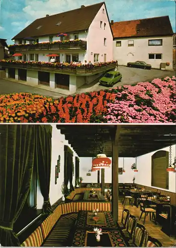 Ansichtskarte Feuchtwangen Gasthof-Pension am Forst 1968