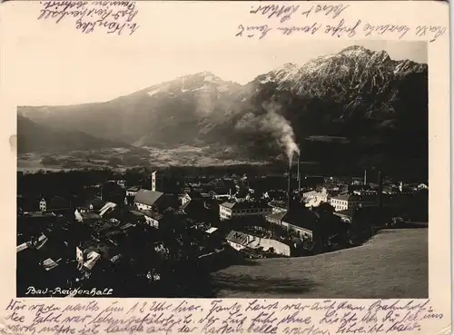 Ansichtskarte Bad Reichenhall Stadt, Fabriken - Fotokarte 1943