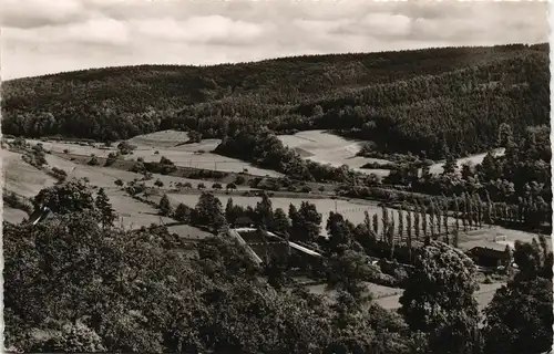 Ansichtskarte Spangenberg Blick ins Liebenbachtal mit Bad 1962