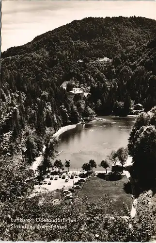 Ansichtskarte Oberaudorf Strandbad Luegsteinsee 1961