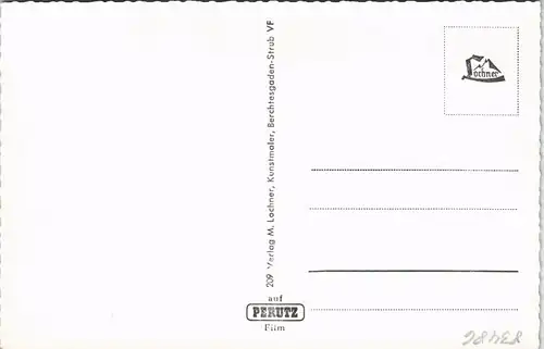 Ansichtskarte Berchtesgaden Wasserfall in der Wimbachklamm 1962