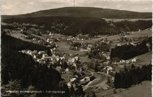 Ansichtskarte Warmensteinach Totale 1967
