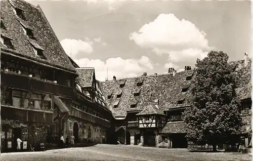 Ansichtskarte Bamberg Alte Hofhaltung 1957