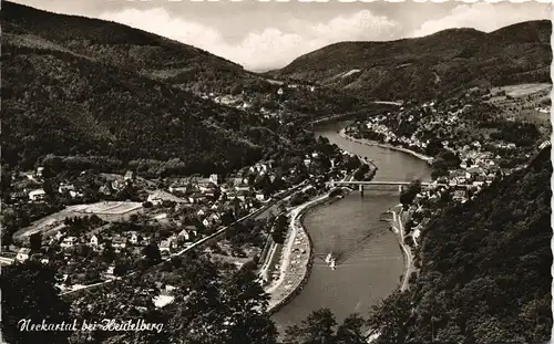 Ansichtskarte Schlierbach-Heidelberg Das romantische Neckartal 1962