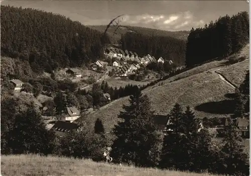 Ansichtskarte Altenau-Clausthal-Zellerfeld Blick zur Bornkappe 1969