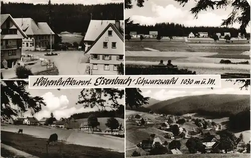 Ansichtskarte Eisenbach (Hochschwarzwald) Stadt, Straßen, Siedlung 1962
