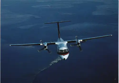 Ansichtskarte  HAMBURG airlines Boeing DHC 8-100 Flugwesen - Flugzeuge 1994