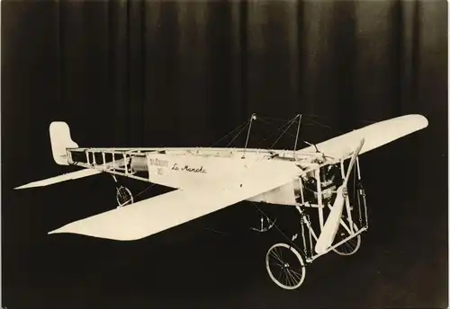 Ansichtskarte Dresden Flugzeug des Franzosen Louis Blériot, 1970