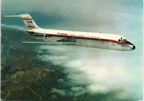 DC 9 - 30 IBERIA Lineas Aereas de España Flugwesen - Flugzeuge 1979