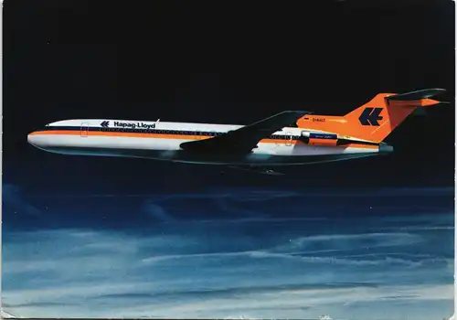 Ansichtskarte  Hapag-Lloyd Boeing-Jet 727-200 Flugwesen - Flugzeuge 1992
