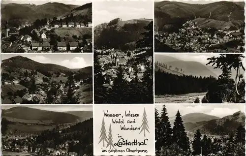 Ansichtskarte Lautenthal Mehrbild-AK Oberharz Ortsansichten 1969