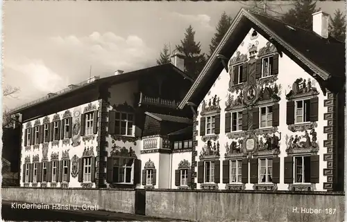 Ansichtskarte .Bayern Kinderheim Hänsl u. Gretl (Ort unbekannt, Bayern) 1960