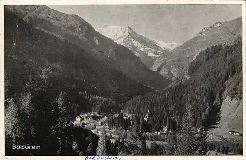 Bad Gastein Umlandansicht Partie am Böckstein Österreich Region Gastein 1950