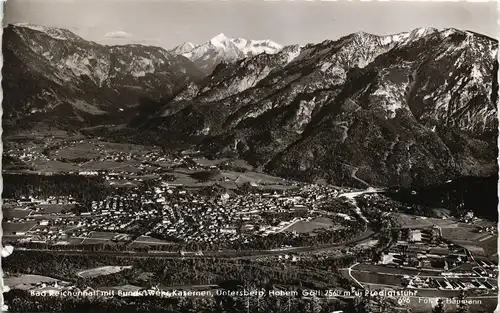 Ansichtskarte Bad Reichenhall Panorama-Ansicht mit Blick zu den Bergen 1965