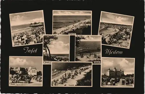 .Mecklenburg-Vorpommern Insel Usedom DDR   Bansin, Zempin, Koserow uvm. 1962