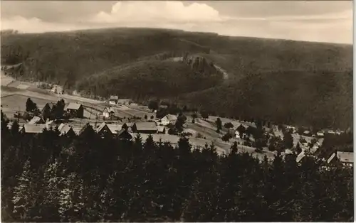 Ansichtskarte Holzhau Panorama-Ansicht Oberholzhau, Erzgebirge 1967/1966