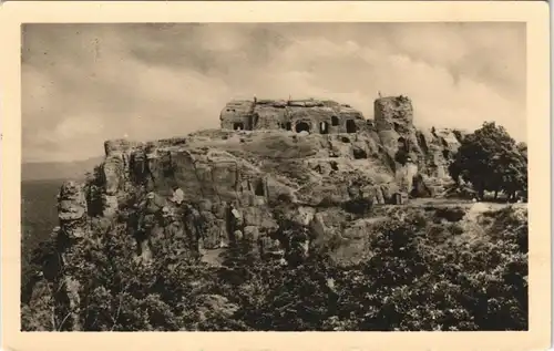 Blankenburg (Harz) Burg Burgruine Regenstein im Harz DDR AK 1955/1954