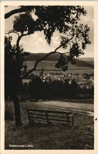 Ansichtskarte Gräfenroda Panorama DDR Ansicht 1957/1956
