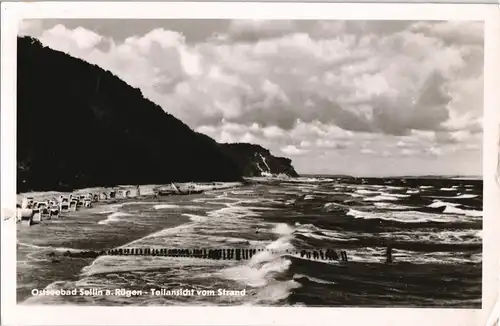 Ansichtskarte Sellin Strand Ostsee Küste DDR AK 1962