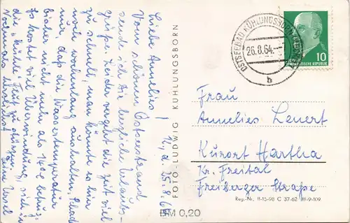 .Mecklenburg-Vorpommern Ostsee    DDR AK 1964/1962    Stempel Kühlungsborn