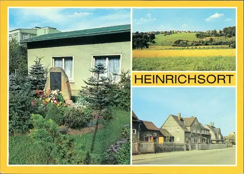 Heinrichsort-Lichtenstein (Sachsen) Ernst-Thälmann-Gedenkstätte, Ortsübersicht, Hauptstraße 1981