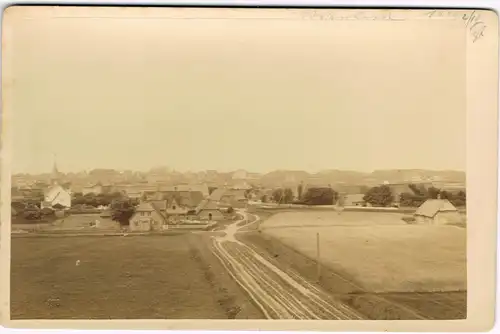 Westerland-Sylt Straße zur Stadt 1884 CDV Kabinettfoto