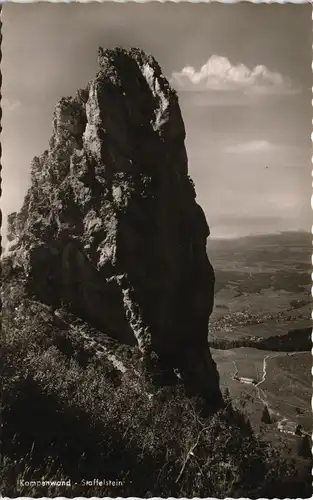 Ansichtskarte Bad Staffelstein Partie a.d. Kampenwand - Staffelstein 1965